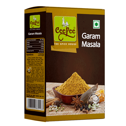 garam masala 50g box cee pee spices